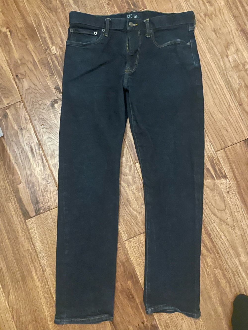 Men's Black Jeans - GAP Slim Straight